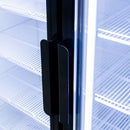 Vitrina frigorifica 2 usi 1048L RICO i133 iluminare LED plafon superior publicitar iluminat