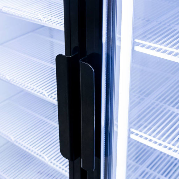 Vitrina frigorifica 2 usi 1048L RICO i133 iluminare LED plafon superior publicitar iluminat