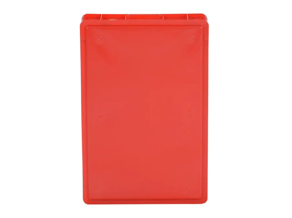 Cutie plastic pentru carne Transoplast E1, 600 x 400 x 125 mm, rosie - imaginea 5