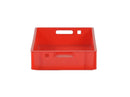 Cutie plastic pentru carne Transoplast E1, 600 x 400 x 125 mm, rosie - imaginea 4