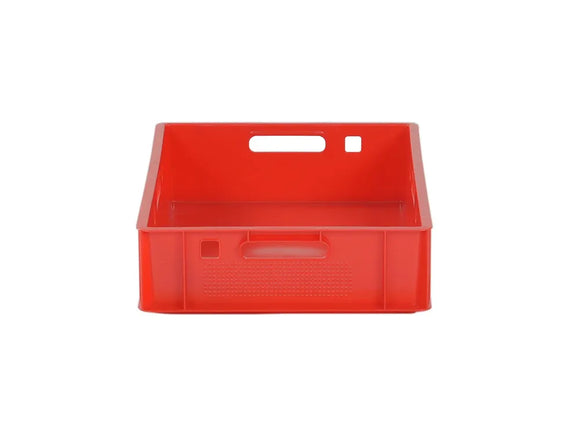 Cutie plastic pentru carne Transoplast E1, 600 x 400 x 125 mm, rosie - imaginea 4