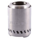 Vatra RedFire Volcano Medium din inox, cu orificii de ventilatie la baza, pe fundal alb