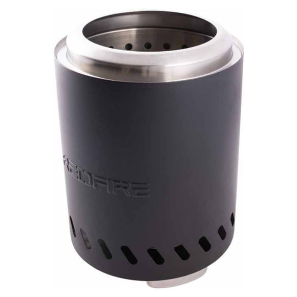 Vatra RedFire Volcano Small neagra, cu interior din inox si orificii de ventilatie la baza