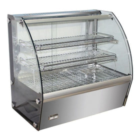 Vitrina calda 120 litri, latime 68 cm, +30/+90 °C, 1,8 kW