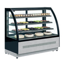 Vitrina orizontala cofetarie, geam curbat, latime 150 cm, usi culisante, total expunere 2.47 m²-1