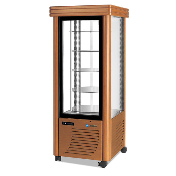 Vitrina expunere refrigerata +2/+10°C verticala cu 5 polite rotative