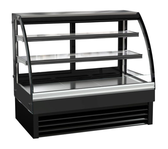 Vitrina frigorifica cofetarie Combisteel 120 cm, 236 L, +2/+8°C, geam curbat