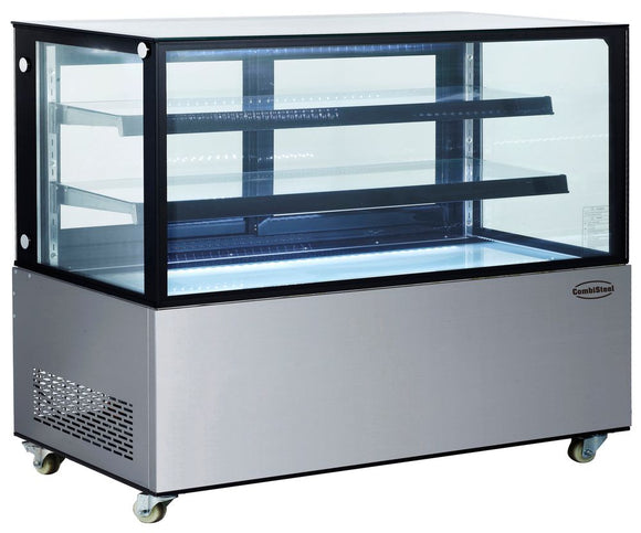 Vitrina frigorifica cofetarie Combisteel 150 cm, 470 L, +2/+8°C, pe roti