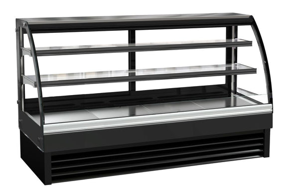 Vitrina frigorifica cofetarie Combisteel 200 cm, 400 L, +2/+8°C, geam curbat