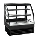 Vitrina frigorifica cofetarie Combisteel 90 cm, 175 L, +2/+8°C, geam curbat