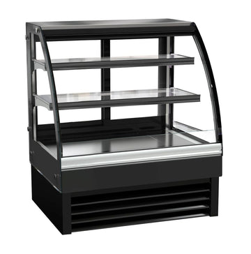 Vitrina frigorifica cofetarie Combisteel 90 cm, 175 L, +2/+8°C, geam curbat