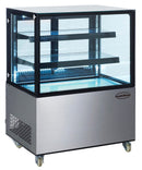 Vitrina frigorifica cofetarie Combisteel 90 cm, 270 L, +2/+8°C, pe roti