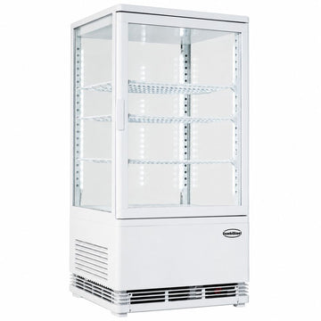 Vitrina frigorifica de banc Combisteel 68 L, alba, 0/+12°C, 3 rafturi