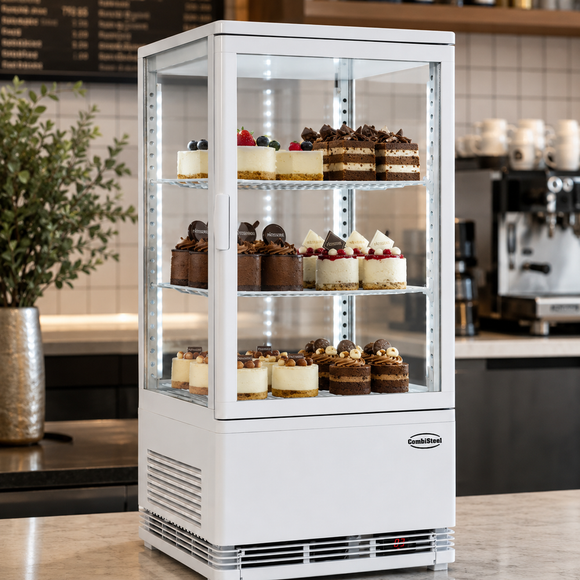 Vitrina frigorifica de banc Combisteel 68 L alba - imaginea 6