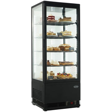 Vitrina frigorifica de banc Combisteel 98 L neagra - imaginea 2
