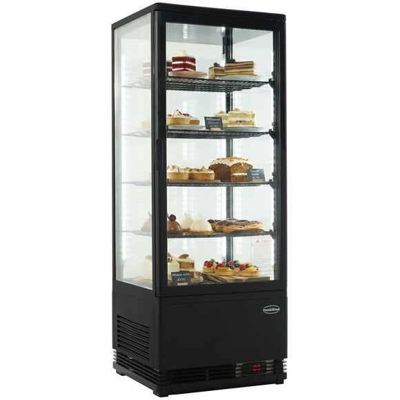 Vitrina frigorifica de banc Combisteel 98 L neagra - imaginea 2