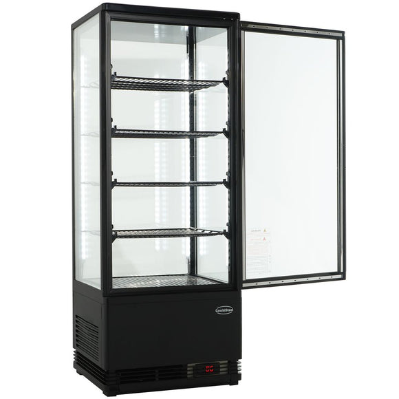 Vitrina frigorifica de banc Combisteel 98 L neagra - imaginea 4