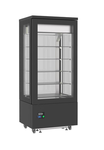 Vitrina verticala deserturi Combisteel 400 L, 5 niveluri, +2/+10°C, pe roti