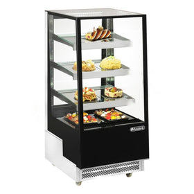Vitrina cofetarie refrigerata BOUNTY 650 cu 3 polite + baza, latime 65 cm