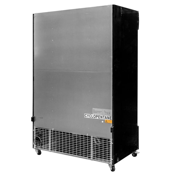 Vitrina frigorifica 2 usi 1048L RICO i133 iluminare LED plafon publicitar superior iluminat usi glisante