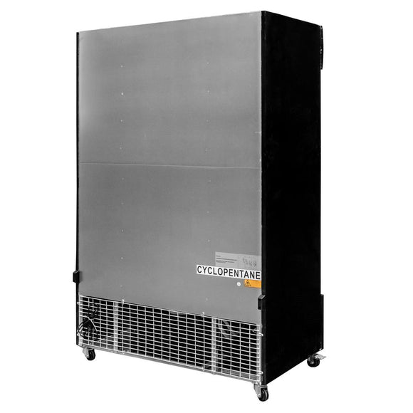 Vitrina frigorifica 2 usi 1048L RICO i133 iluminare LED plafon superior publicitar iluminat