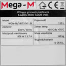Vitrina incalzita reglabila CLARA MINI S66 Inox-10
