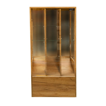 Vitrina de magazin pentru prajituri si bomboane b kraft H-137 cm L-67 cm G-44 cm dab - 0