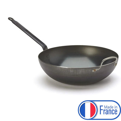 Wok Ø 32 cm, tabla neagre / blue steel