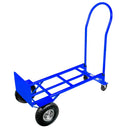 Carucior transport pliabil 2in1 depozit tip roaba 250kg albastru-4