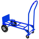 Carucior transport pliabil 2in1 depozit tip roaba 250kg albastru-5