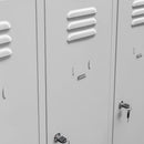 Dulap vestiar metalic cu 6 compartimente cu chei, 90x50xH180 cm-7