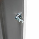 Dulap vestiat metalic 4 usi tip L,  latime 80 cm gri -  LIVRARE PE PALET-8