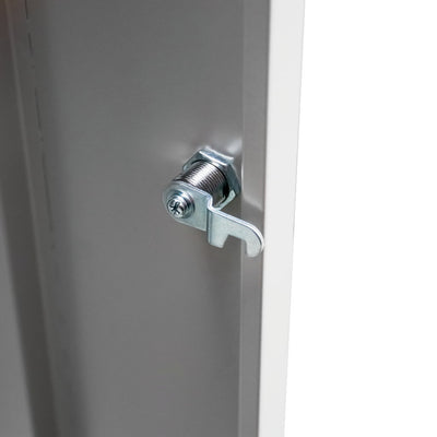 Dulap BHP pentru haine tip L pentru angajati 4 usi S-80 cm gri LIVRARE PE PALET - 0