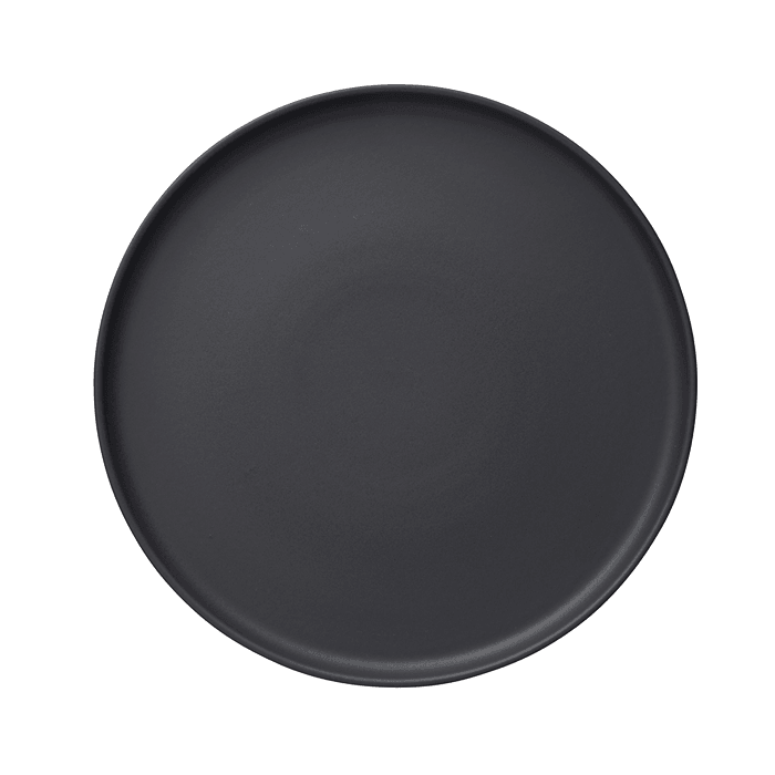 Farfurie plata, Ø 33 cm, set de 4 bucati, seria One, culoare negru Midnight - eurogastro.ro