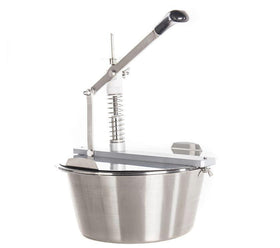 Aparat manual de injectat creme patiserie cu 1 piston, dozaj max 10 gr. capacitate 5 Lt.