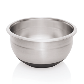 Bol inox pentru mixare cu baza cacuciuc, 8 Litri, Ø 28 H 16 cm html Acest bol din inox