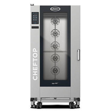 Cuptor UNOX pentru bucatarie CHEFTOP MIND.Maps PLUS 20 tavi GN 11 alimentare pe gaz, comenzi touch screen cu display 9.5