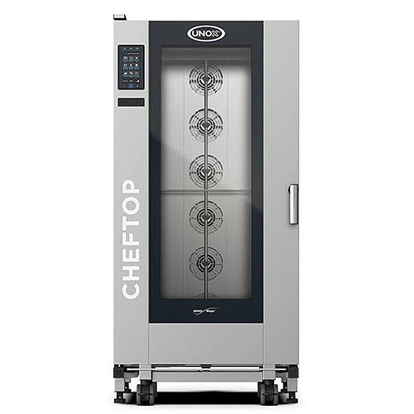 Cuptor UNOX pentru bucatarie CHEFTOP MIND.Maps PLUS 20 tavi GN 11 alimentare pe gaz, comenzi touch screen cu display 9.5
