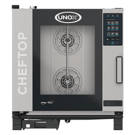 Cuptor UNOX pentru bucatarie CHEFTOP MIND.Maps PLUS 7 tavi GN 11 alimentare pe gaz, comenzi touch screen cu display 9.5
