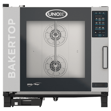 Cuptor UNOX pentru patiserie BAKERTOP MIND.Maps PLUS 6 tavi 600x400 alimentare pe gaz, comenzi touch screen cu display 9.5