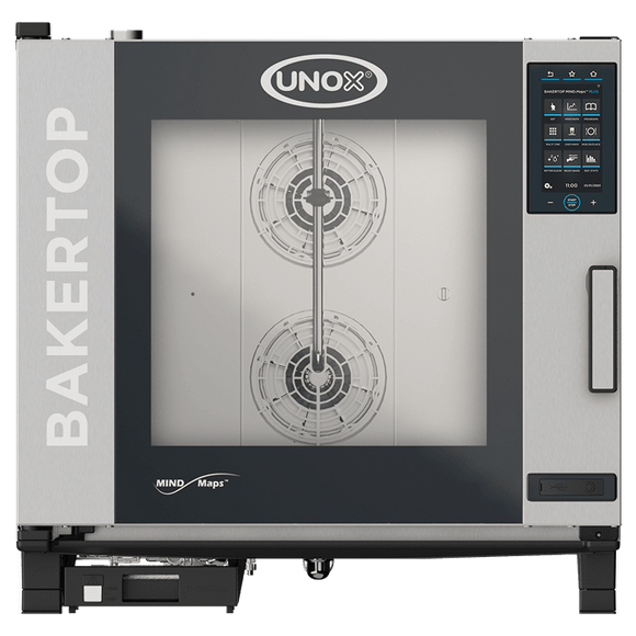 Cuptor UNOX pentru patiserie BAKERTOP MIND.Maps PLUS 6 tavi 600x400 alimentare pe gaz, comenzi touch screen cu display 9.5