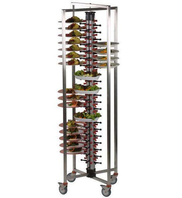 Carucior pentru 84 farfurii, 65x59xH190 cm