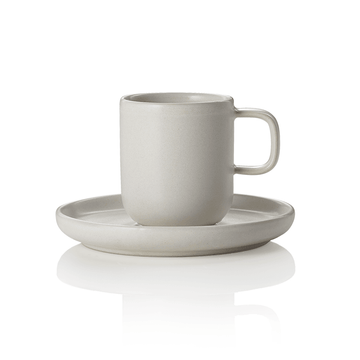 Ceasca si farfurioara espresso, 0,09 ltr., set de 6 bucati, seria One, culoare Light Rock