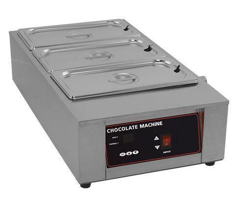 Ciocolatiera profesionala digitala, 3 x 4L, 20-80C, 1000 W
