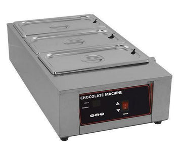 Ciocolatiera profesionala digitala, 3 x 4L, 20-80C, 1000 W