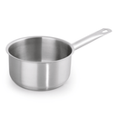 Cratita inox cu maner 1,5 L, Ø 16, H 8 Cm, Fund Capsat Triplu Stratificat