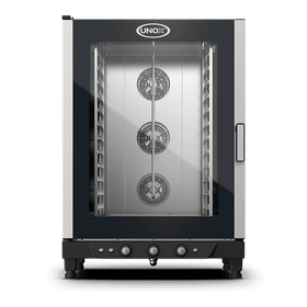 Cuptor UNOX pentru bucatarie CHEFLUX 12 tavi GN 11 alimentare electrica, comenzi electromecanice