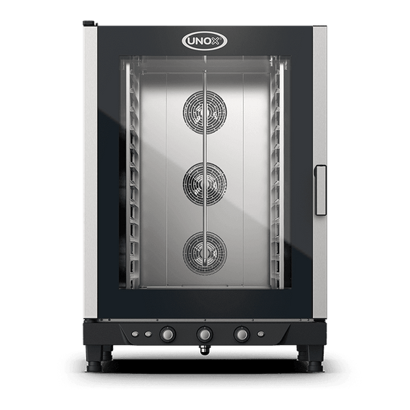 Cuptor UNOX pentru bucatarie CHEFLUX 12 tavi GN 11 alimentare electrica, comenzi electromecanice