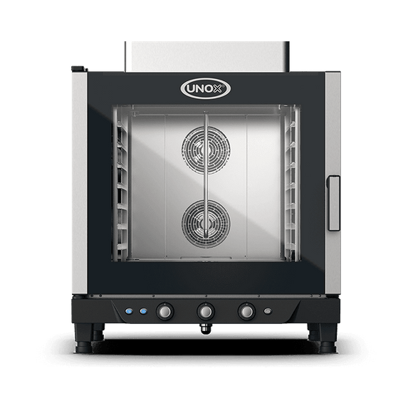 Cuptor UNOX pentru bucatarie CHEFLUX 7 tavi GN 11 alimentare pe gaz, comenzi electromecanice