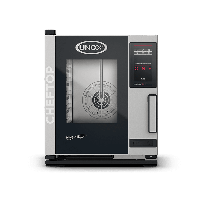 Cuptor UNOX pentru bucatarie CHEFTOP MIND.Maps COMPACT ONE 5 tavi GN 23 alimentare electrica, comenzi touch screen cu...